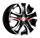 4/100/6x15 Khomen Wheels 54,1/46 KHW1503 Black-FP