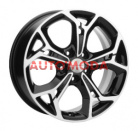 5/112/7x17 Khomen Wheels 57,1/40 KHW1702 Black-FP