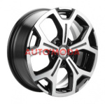 5/114,3/6,5x17 Khomen Wheels 67,1/50 KHW1710 Gray