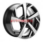 5/114,3/7x17 Khomen Wheels 66,1/47 KHW1712 F-Silver