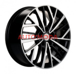 5/108/7x17 Khomen Wheels 60,1/45 KHW1717 Black-FP