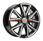 5/114,3/7x17 Khomen Wheels 67,1/50 KHW1706 Black-FP