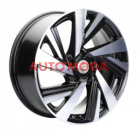5/114,3/7,5x18 Khomen Wheels 67,1/50 KHW1801 Black-FP